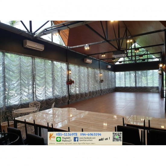 รับติดผ้าม่าน ราคาถูก ศาลายา - รับออกแบบติดตั้งผ้าม่าน - พรรณทิพย์ ผ้าม่าน